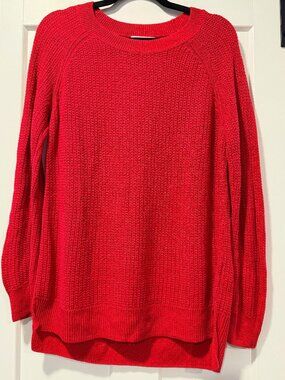 Old Navy Vibrant Red Pullover Sweater